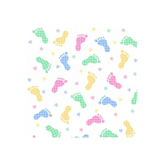 Comfy Flannel Prints, Footprints